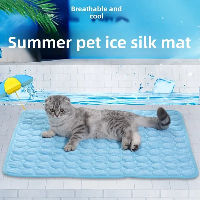 Sommer-Kühlmatte für Hunde & Katzen – Atmungsaktiv, waschbar