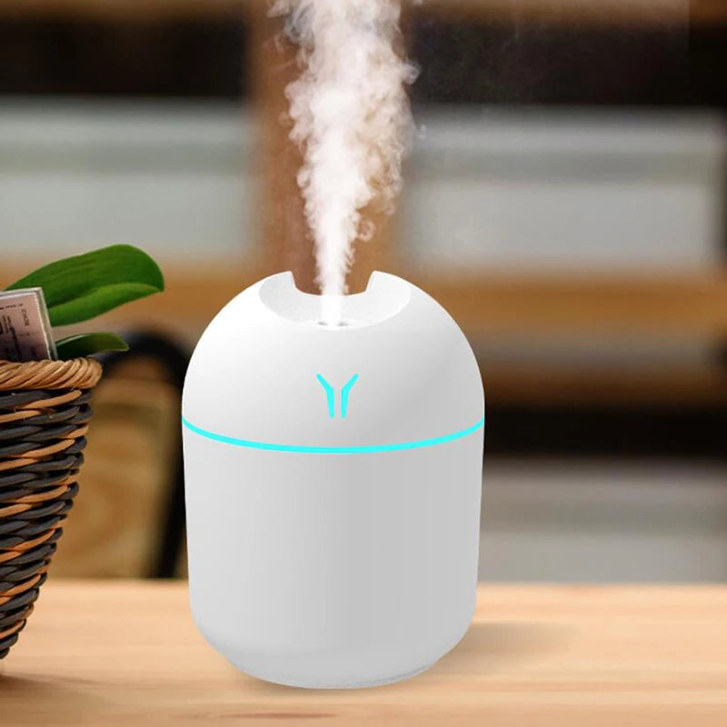 USB Mini Luftbefeuchter 250ml – Aroma Diffusor mit LED & Ultraschall-Technologie
