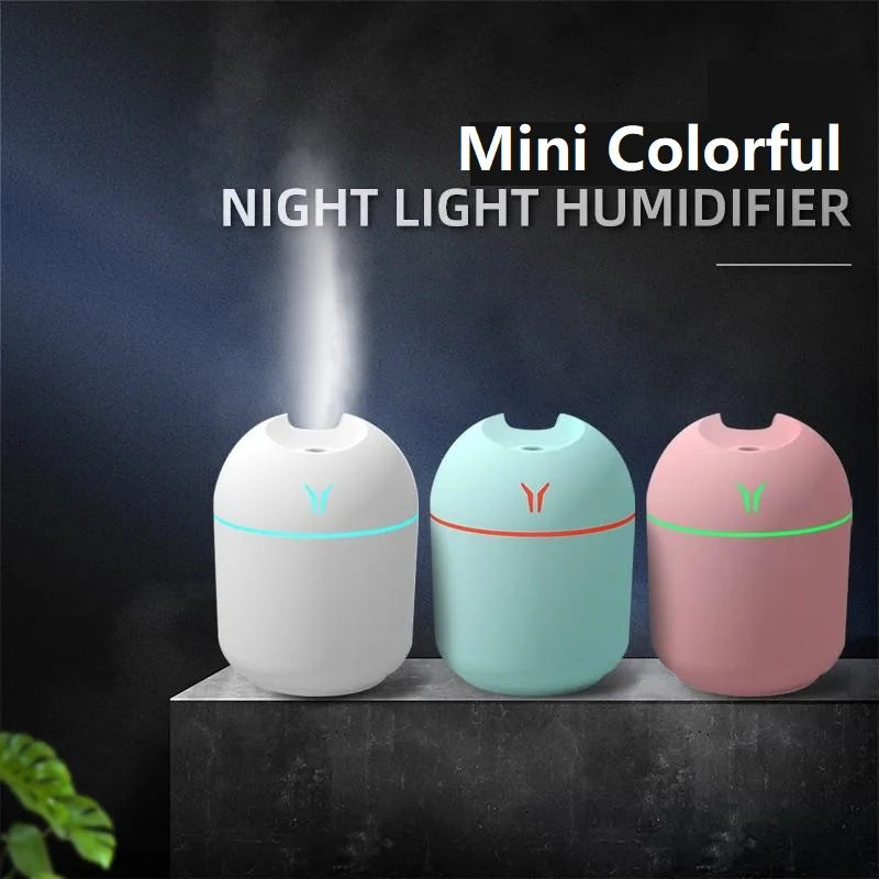 USB Mini Luftbefeuchter 250ml – Aroma Diffusor mit LED & Ultraschall-Technologie
