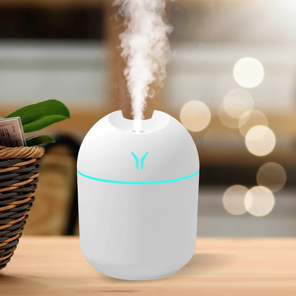 USB Mini Luftbefeuchter 250ml – Aroma Diffusor mit LED & Ultraschall-Technologie