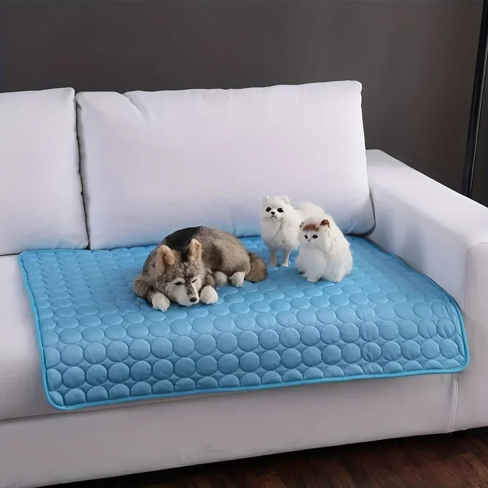Sommer-Kühlmatte für Hunde & Katzen – Atmungsaktiv, waschbar