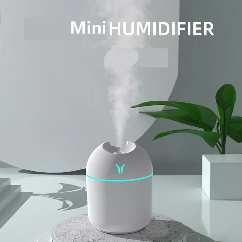 USB Mini Luftbefeuchter 250ml – Aroma Diffusor mit LED & Ultraschall-Technologie
